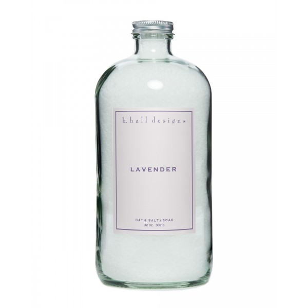 K. Hall Designs Lavender 32oz Bath Soak 