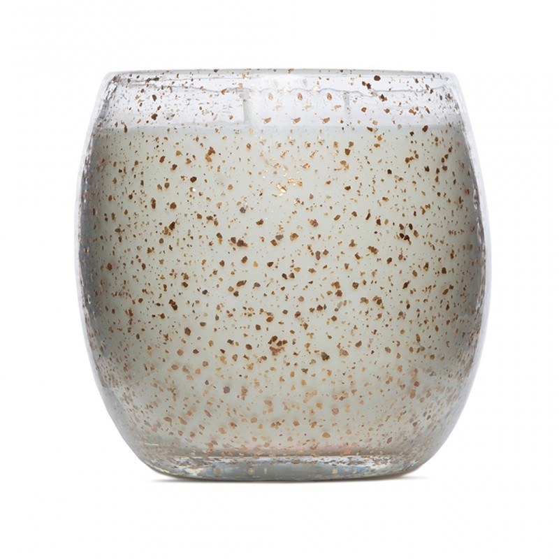 K. Hall Studio Large Gold Fleck Candle - Buttermilk