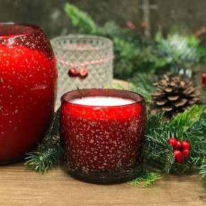 K. Hall Studio Gold Fleck Candle - Reindeer