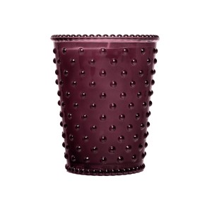 Simpatico Obsidian Rose #86 Hobnail Glass Candle 
