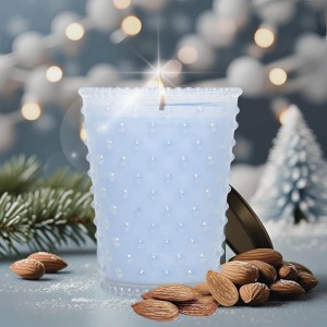 Simpatico Candied Almonds #25 Hobnail Glass Candle 