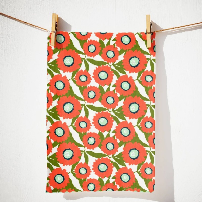 LRS Tea Towel - Petal A