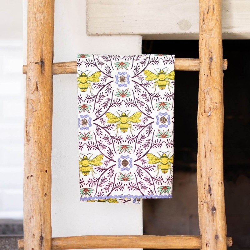 LRS Tea Towel - Bee Nice A LRS Tea Towel - Bee Nice A