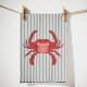 LRS Tea Towel - Crab Stripe