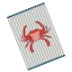 LRS Tea Towel - Crab Stripe