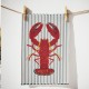 LRS Tea Towel - Lobster Stripe