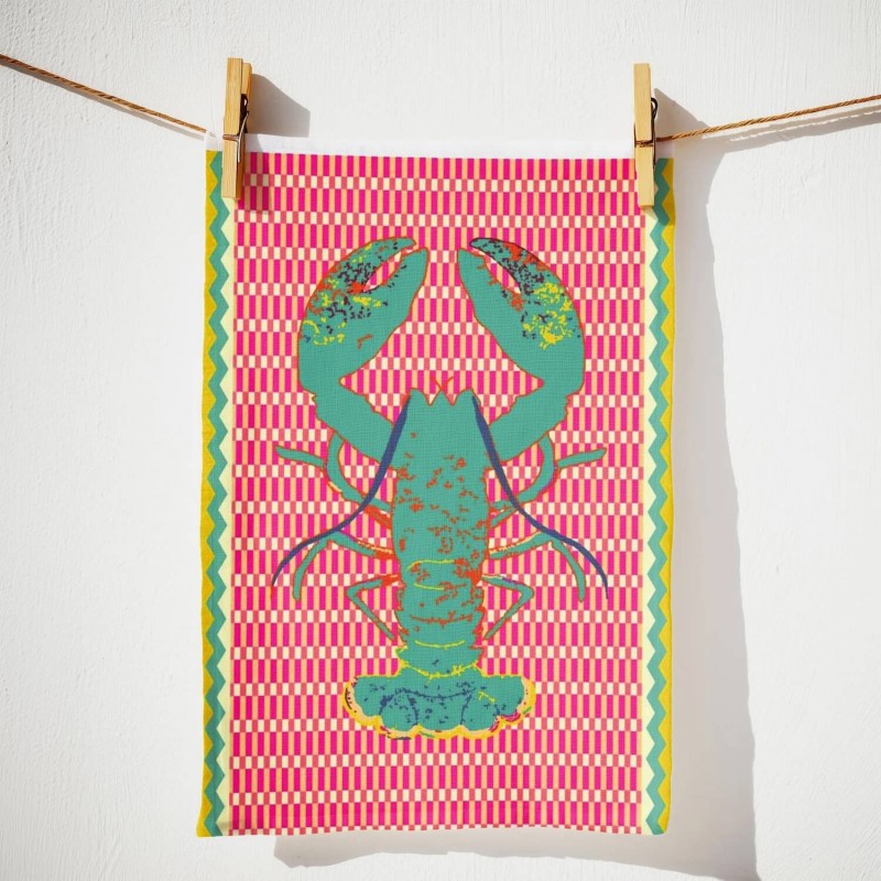 LRS Tea Towel - Lobster Roll B