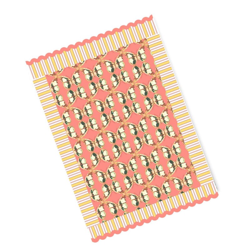 LRS Tea Towel - Butterfly Stripe