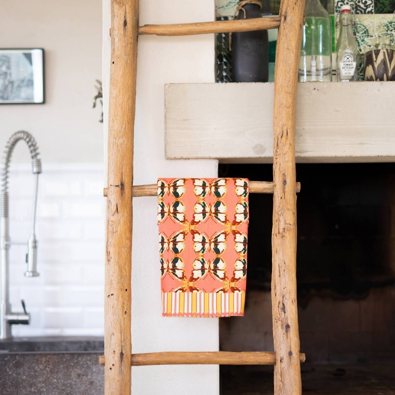 LRS Tea Towel - Butterfly Stripe