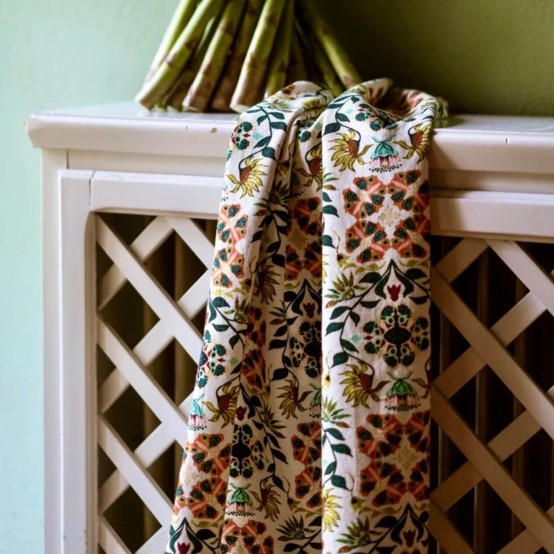 LRS Tea Towel - Wild Flower Creme