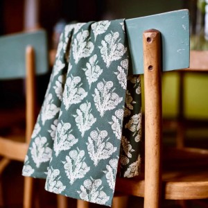 LRS Tea Towel - Wild Dandelion Wood Block 