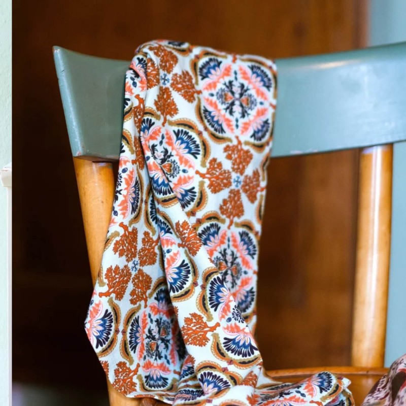 LRS Tea Towel - Coral Bloom
