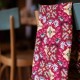 LRS Tea Towel - Wild Flower Magenta