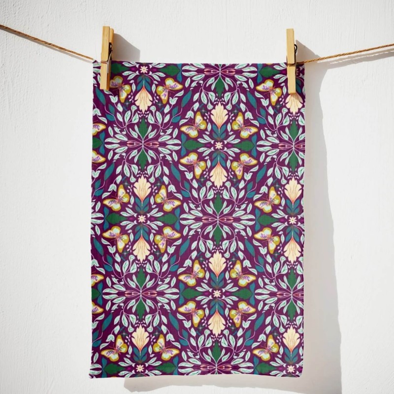 LRS Tea Towel - Italian Flower