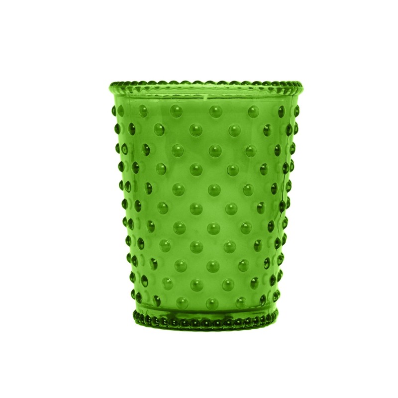 Simpatico Wild Greens #527 Hobnail Glass Candle 