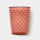 Simpatico Bulgarian Orchid #289 Hobnail Glass Candle 