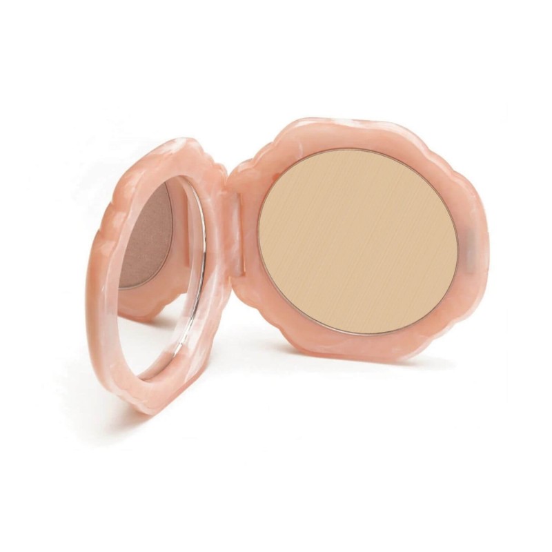 Bésame Rose Radiance Compact with Snow Luminous Translucent Powder