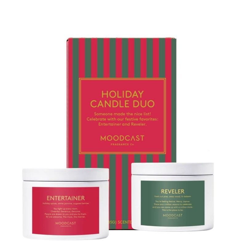 Moodcast Holiday Mini Candle Duo 