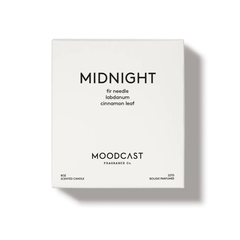 Moodcast Midnight 8oz Candle 