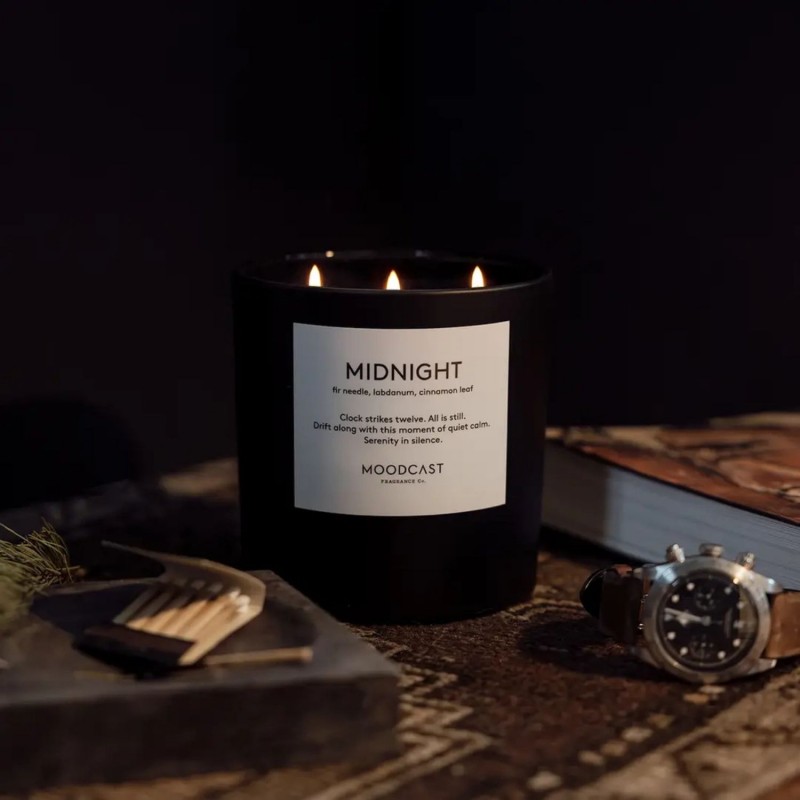 Moodcast Midnight 24oz Candle 