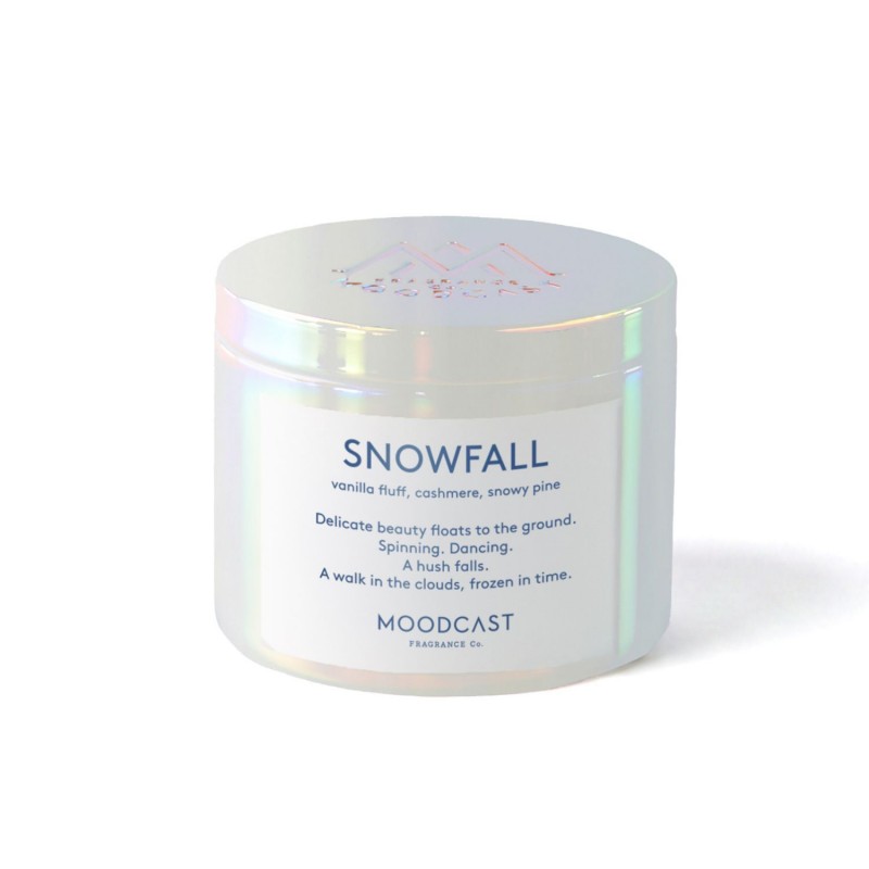 Moodcast Snowfall 3oz Mini Candle 
