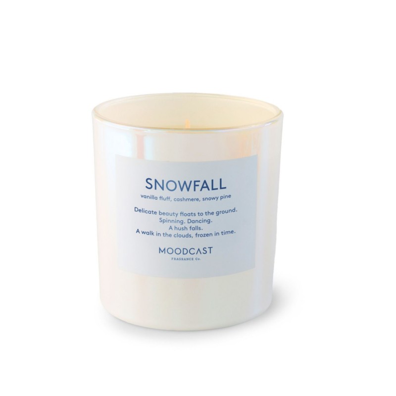 Moodcast Snowfall 8oz Mini Candle 