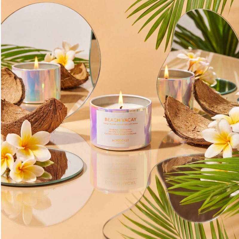 Moodcast Beach Vacay 3oz Candle 