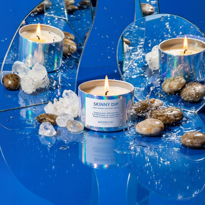 Moodcast Skinny Dip 3oz Mini Candle 