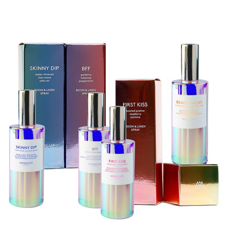 Moodcast Vibes 100ml Room & Linen Spray Starter Pre-Pack Moodcast Vibes 100ml Room & Linen Spray Starter Pre-Pack