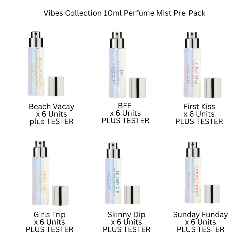 Moodcast Vibes 10ml Perfume Mist Pre-Pack