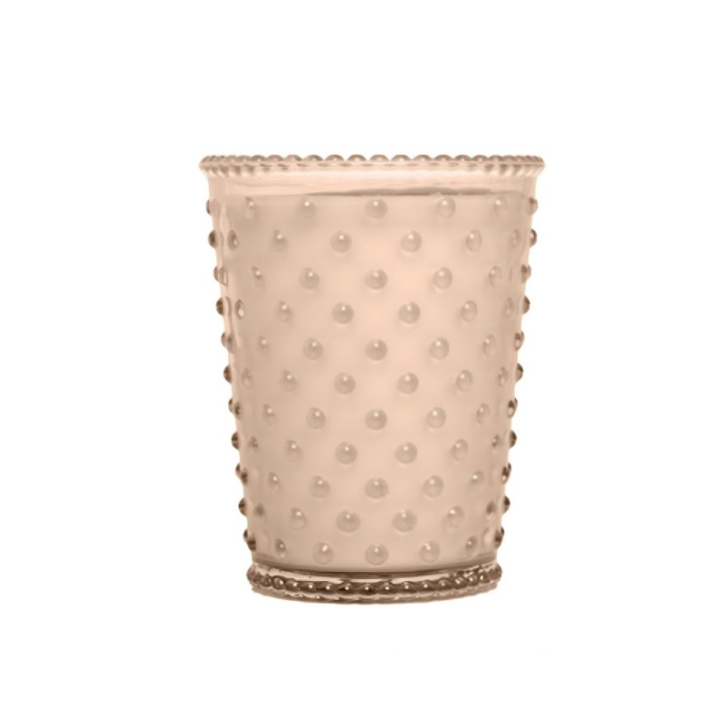 Simpatico Lush Limestone #785 Hobnail Glass Candle 