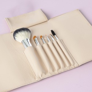 Tonic Woven Sand Make-Up Roll with Brushes