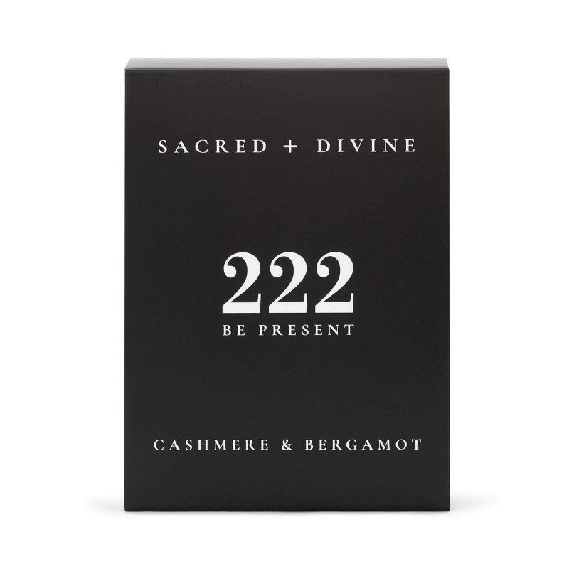 Sacred+Divine 222 / BE PRESENT / CASHMERE & BERGAMOT