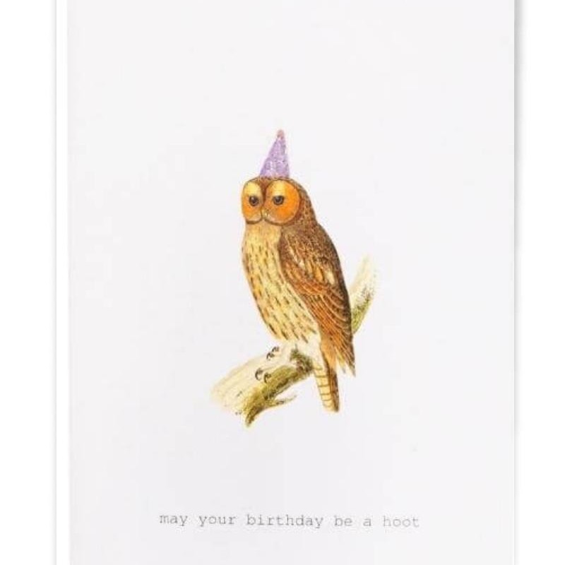 TokyoMilk Card Birthday Hoot 