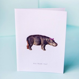 TokyoMilk Card Thank You Hippo