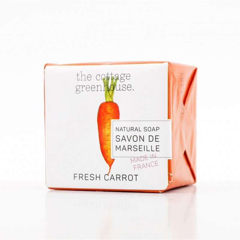 The Cottage Greenhouse Triple Milled Soap Fresh Carrot & Shea Butter 