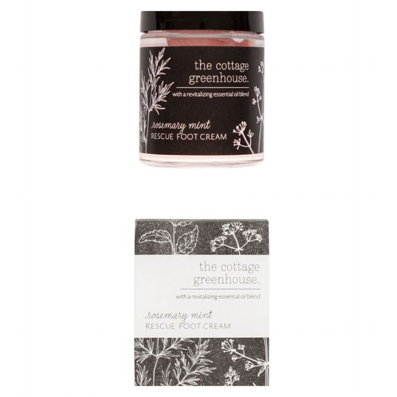 The Cottage Greenhouse Rosemary Mint Foot Cream 