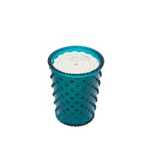 Simpatico Spanish Lime #14 Hobnail Glass Candle 