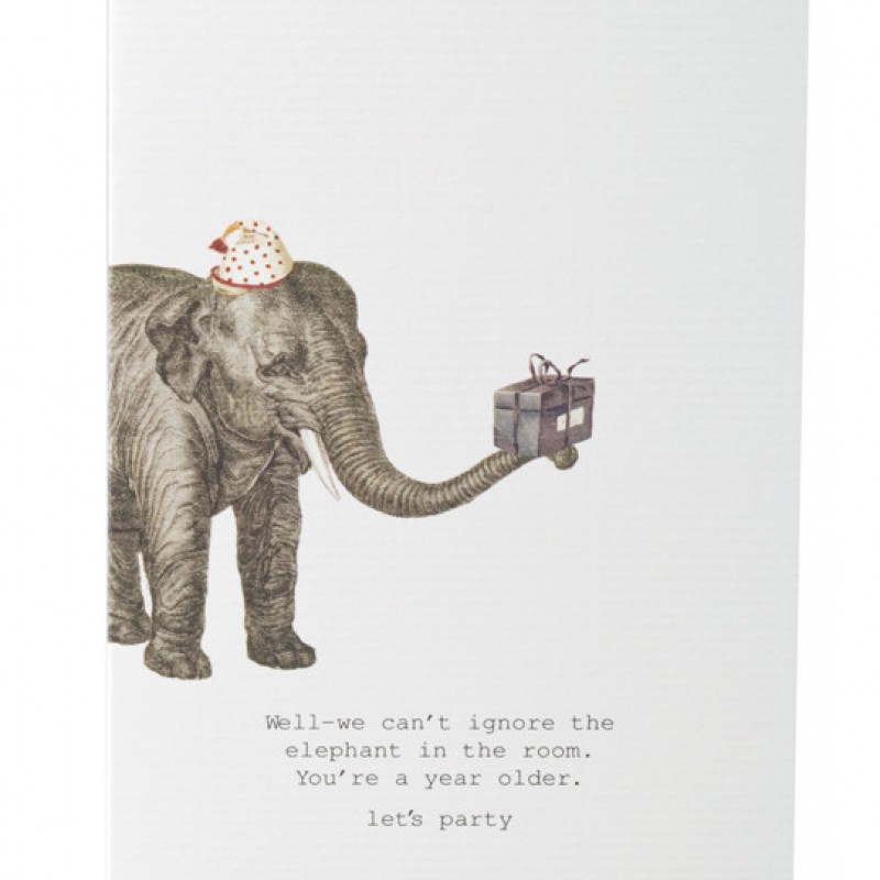 TokyoMilk Card Ignore The Elephant