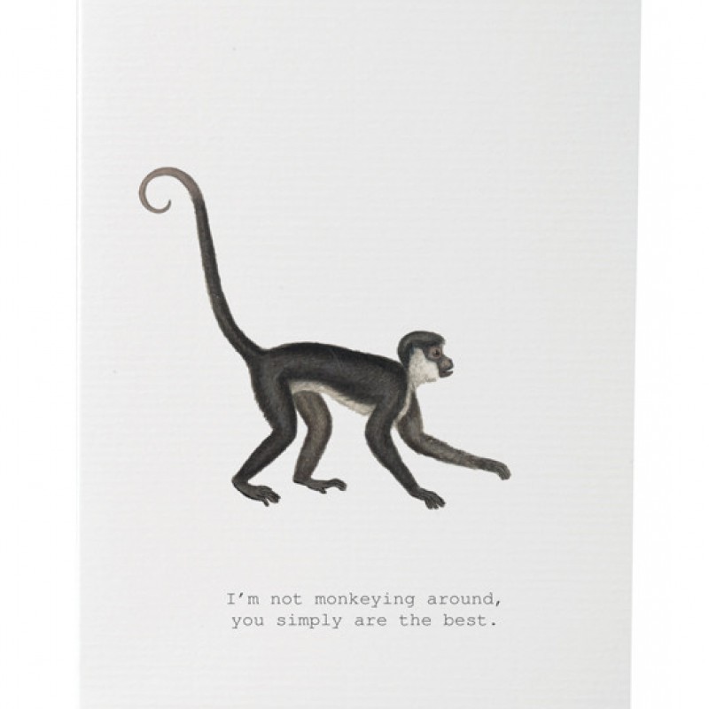 TokyoMilk Card Monkeying Around