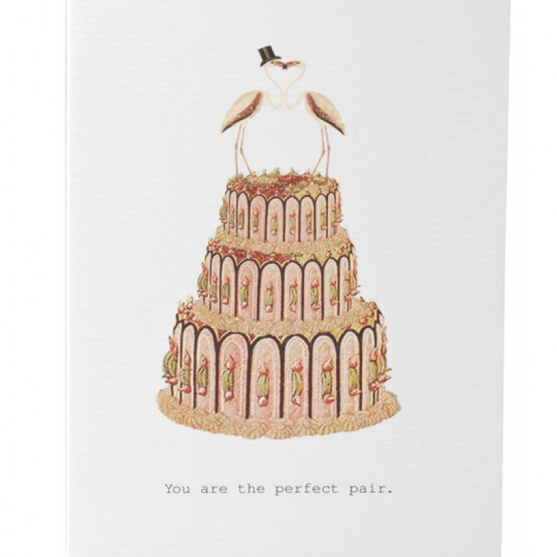 TokyoMilk Card Perfect Pair (Flamingos)
