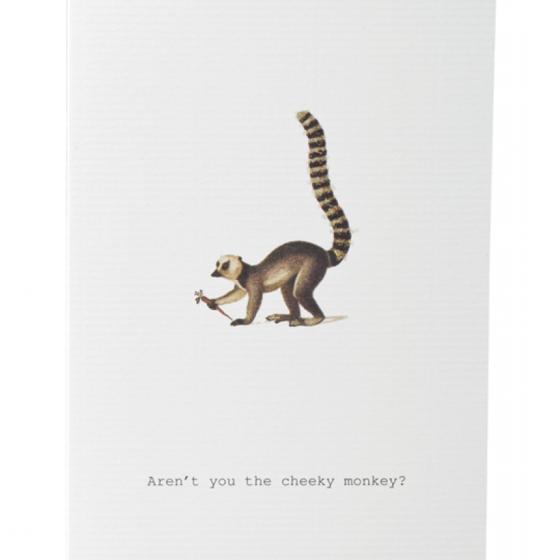 TokyoMilk Card Aren'T You The Cheeky Monkey
