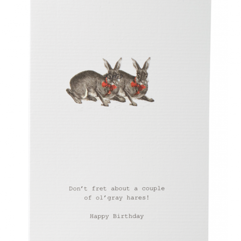 TokyoMilk Card Grey Hares