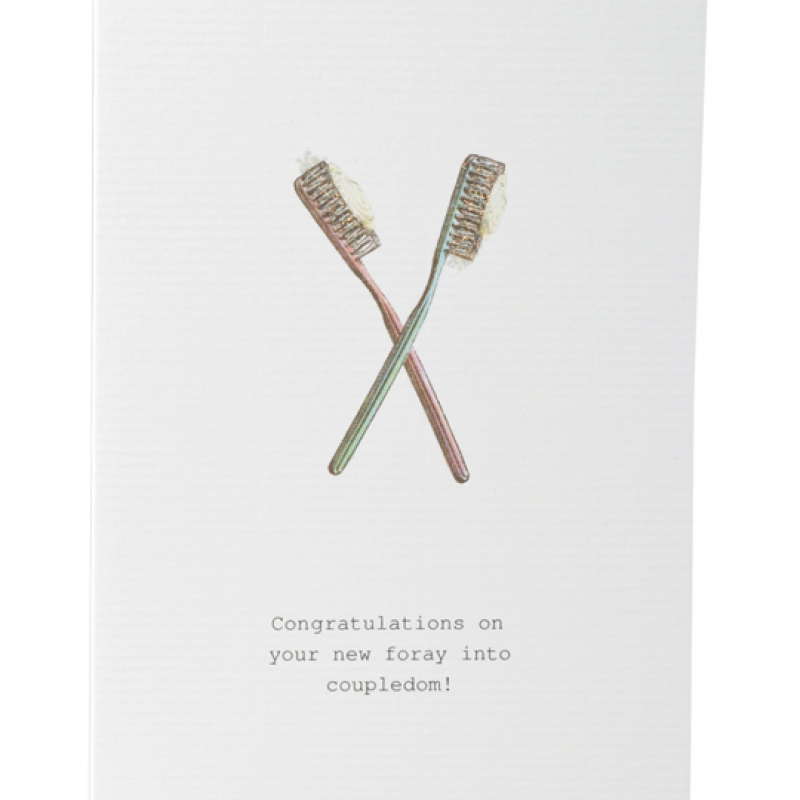 TokyoMilk Card Congrats (Toothbrushes)