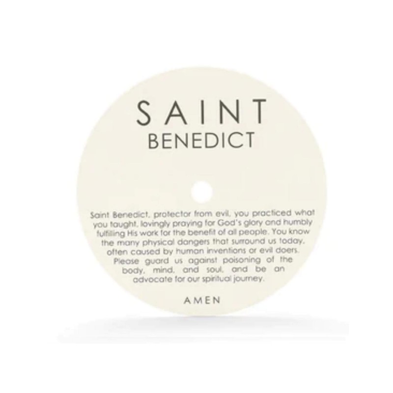SAINT Benedict Saint of Peace and Protection from Evil 11oz Candle 
